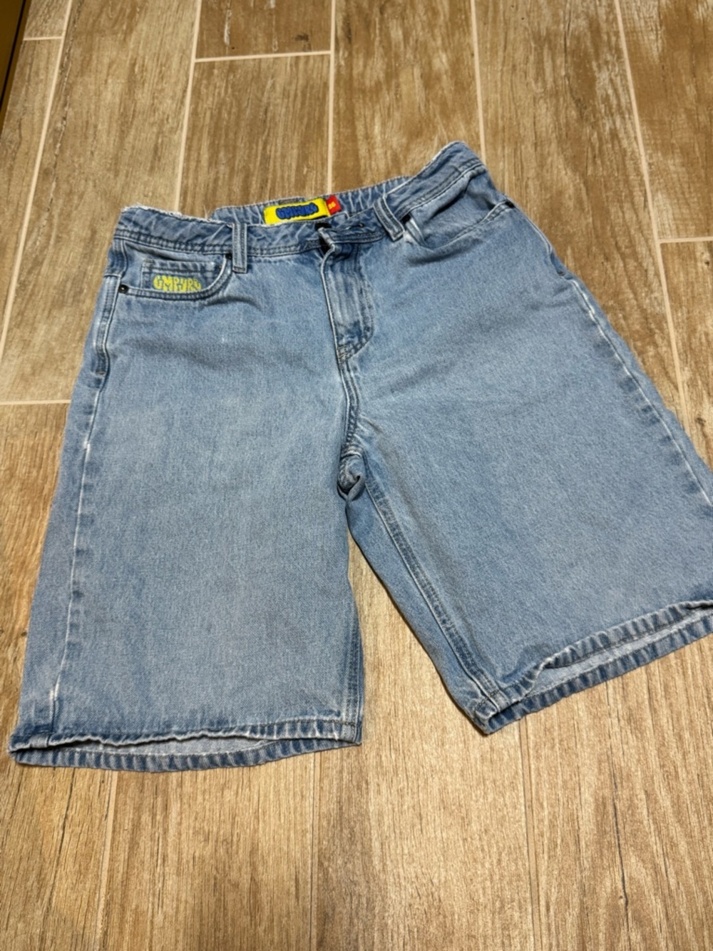 Empyre Light Blue Kids Denim Shorts
